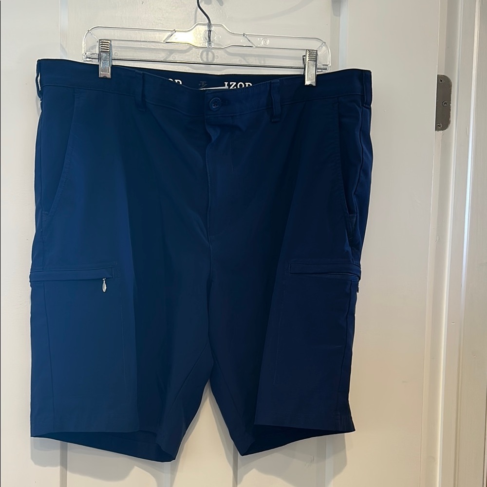 IZOD Men's Navy Cargo Shorts